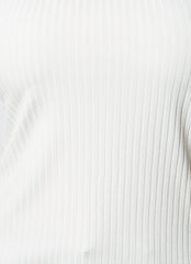 Wholesale Womens Ruffle Sleeves Rib Knit Tank Tops - White