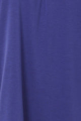 Wholesale Womens V-Neck Tops With Ruffle Armhole Detail - Blue - S&G Apparel